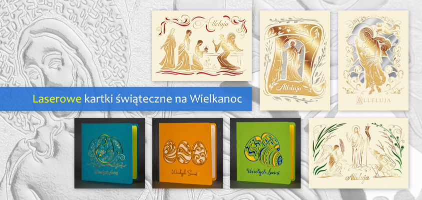 kartki wielkanocne laserowe
