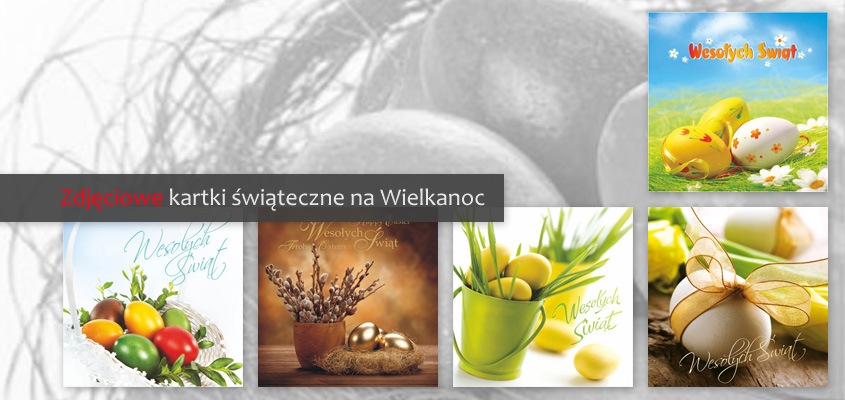 kartki wielkanocne zdjęciowe